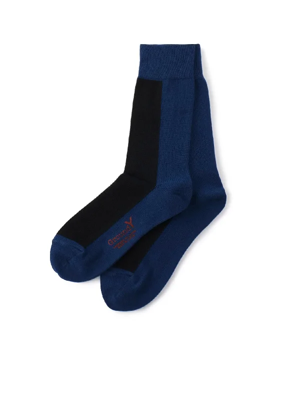 Hurry Up FRONT AND BACK TWO COLOR SOCKS