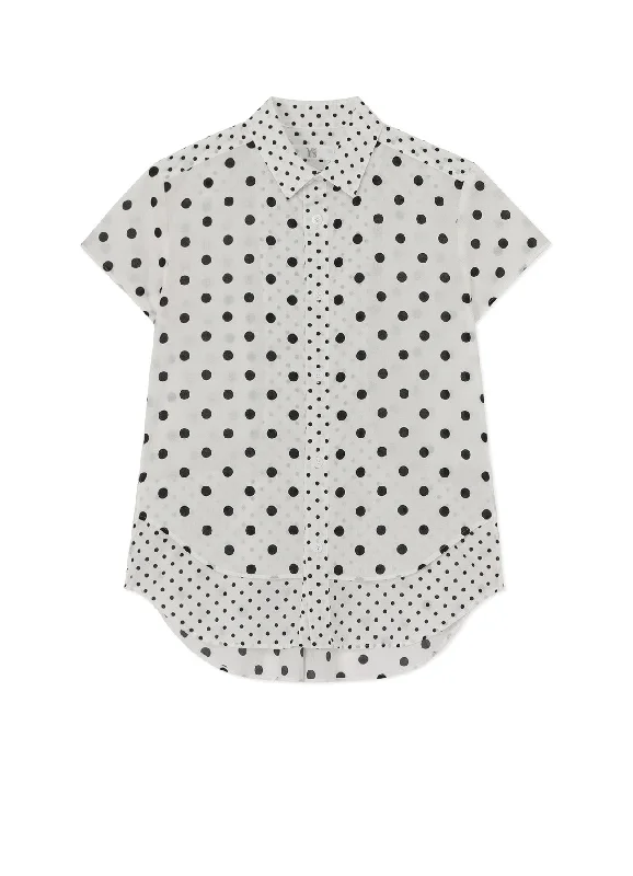Last Chance 60/- COTTON LAWN DOT PRINT HALF SLEEVE BLOUSE