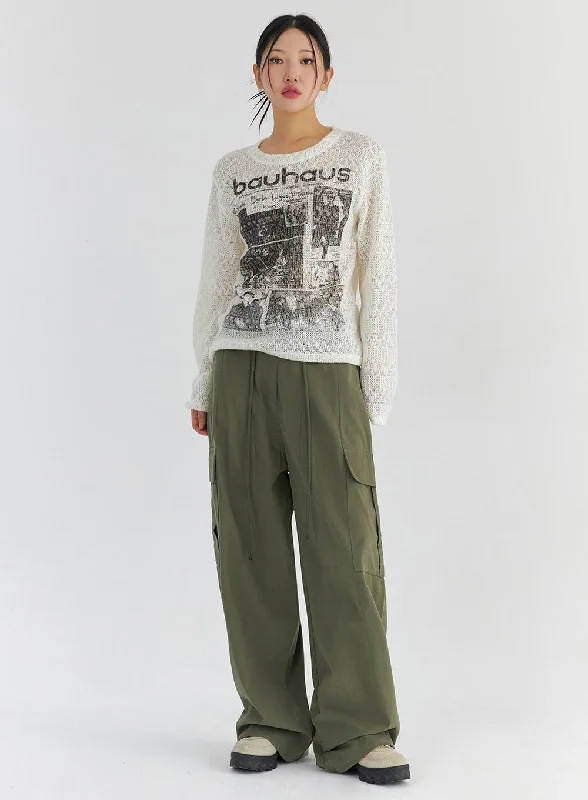 Lowest Price Waist String Cargo Pants CS325