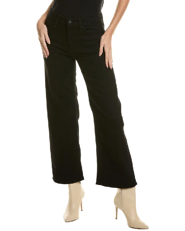 Value Deals HUDSON Jeans Rosalie Black Rinse Wide Leg Jean