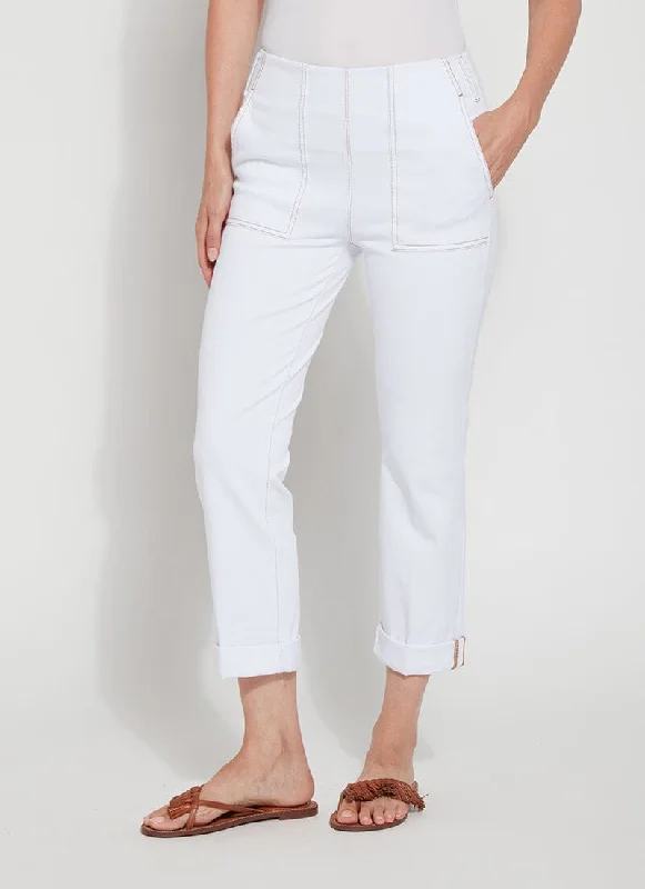 Savings Galore Cropped Boyfriend Denim with Pockets