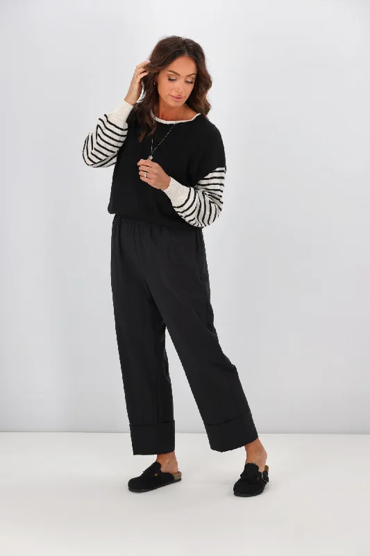 Bargain Blast Tirelli Deep Cuff Pant Black