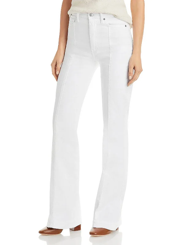Deal Explosion Womens Denim Flare High-Waist Jeans