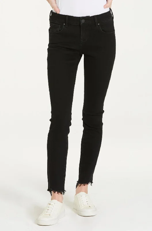 Great Deals Joyrich Low Rise Skinny With Step Hem Jean In Black