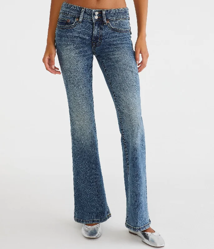 Massive Deals Aeropostale Flare Low-Rise Jean