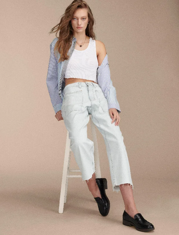 Weekend Bargains to Savor Lucky Brand Women's Patch Pocket High Rise Wide Leg