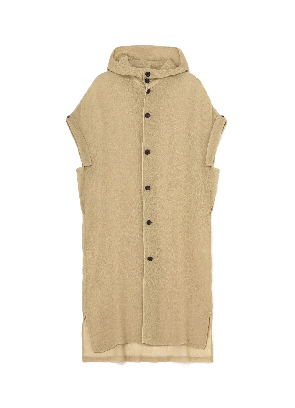 Weekend Flash Sale LENO CLOTH HOODED DRESS