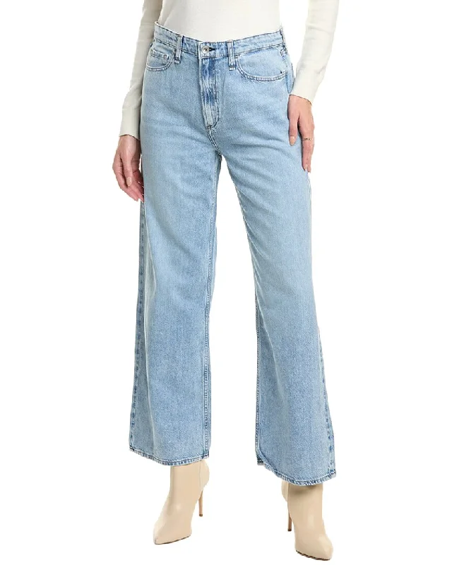 Weekend Deals That Please rag & bone Lori Light Acid Wash Wide Leg Jean