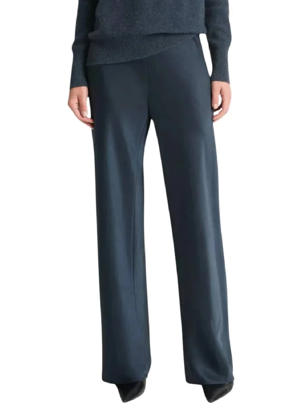 Huge Discounts Fluid Bias Pants In Dark Tide