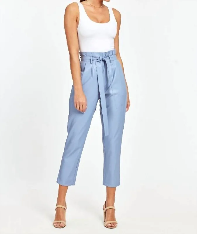 Anniversary Sale Uptown Paper Bag Pants In French Blue