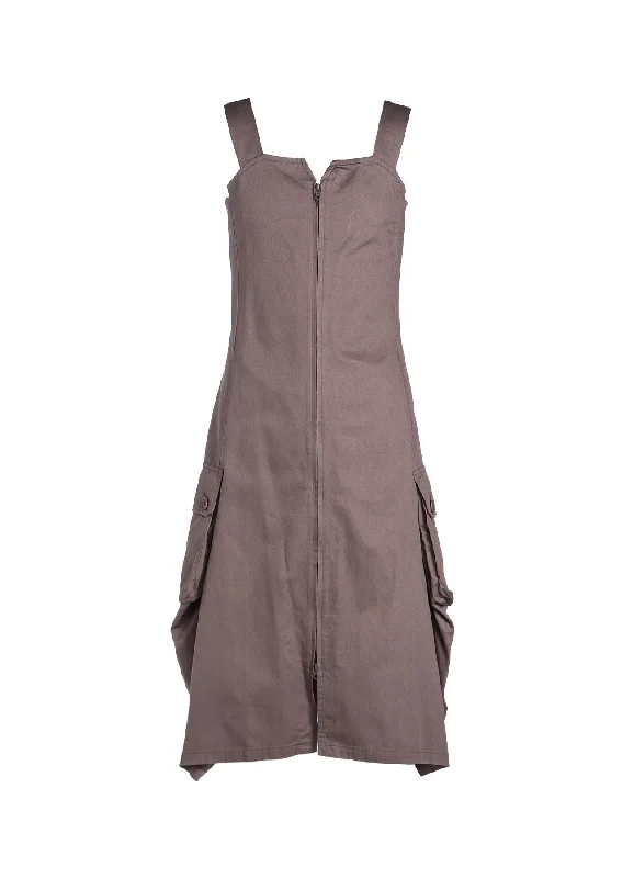 Special Price [Y's BORN PRODUCT] COTTON TWILL WORK DRESS