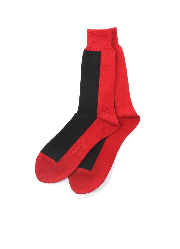 Now Available FRONT AND BACK TWO COLOR SOCKS