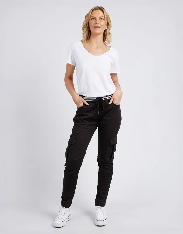 Value Deals Elm Margo Cargo Jogger Black