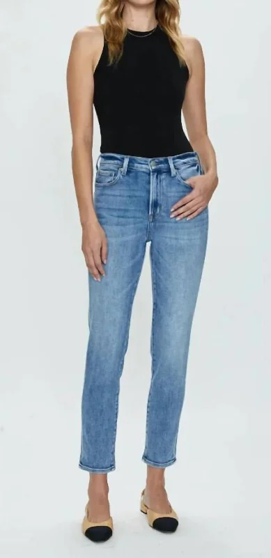 Members Only Madi High Rise Modern Slim Jean In Paradise