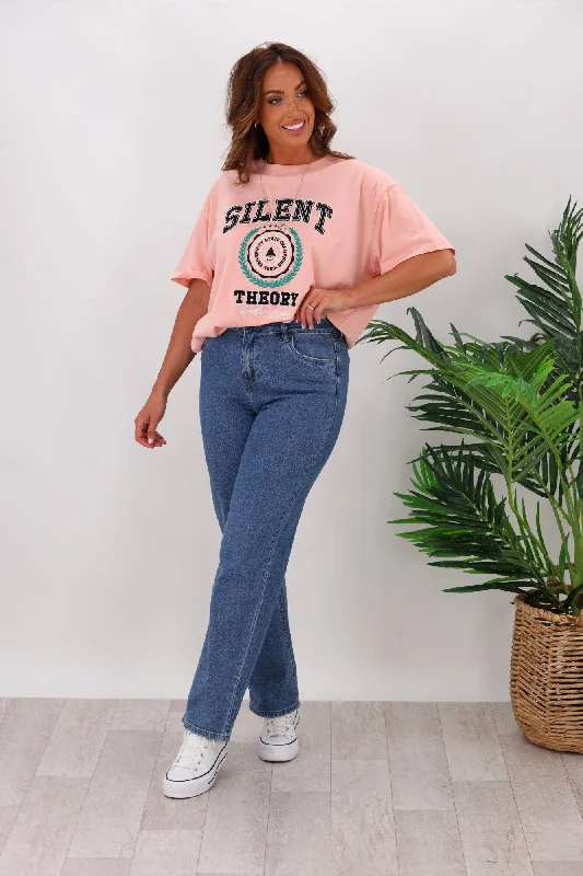 Top Pick Silent Theory Mila Comfort Straight Jean Blue