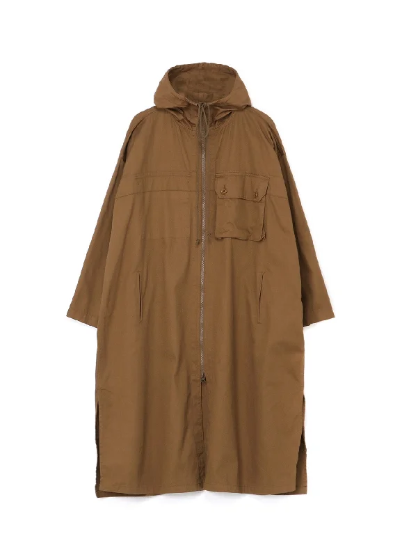 Don’t Miss Out [Y's BORN PRODUCT] COTTON TWILL HOODED COAT