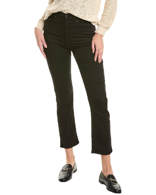 Super Bargain rag & bone Fern Black High-Rise Slim Jean