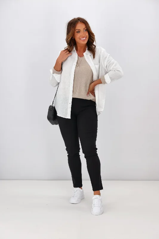 Mega Sale Tirelli Straight Pant Black