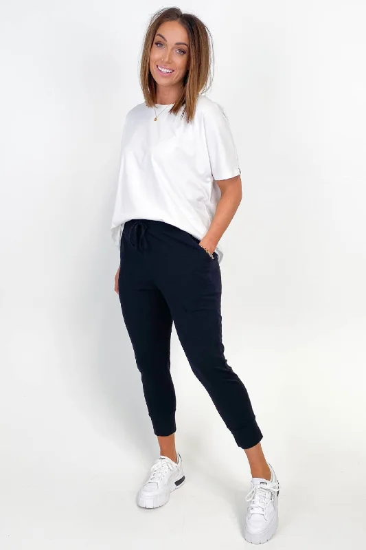 Overstock Sale Shine On Essentials 3/4 Jogger Black