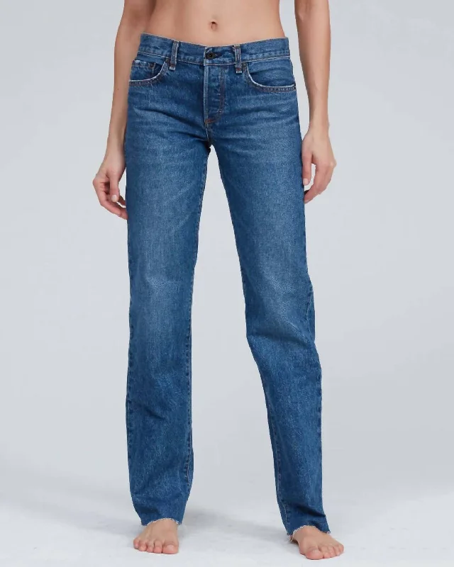 Discount Extravaganza Long Low Rise Straight Jean In Sundowner