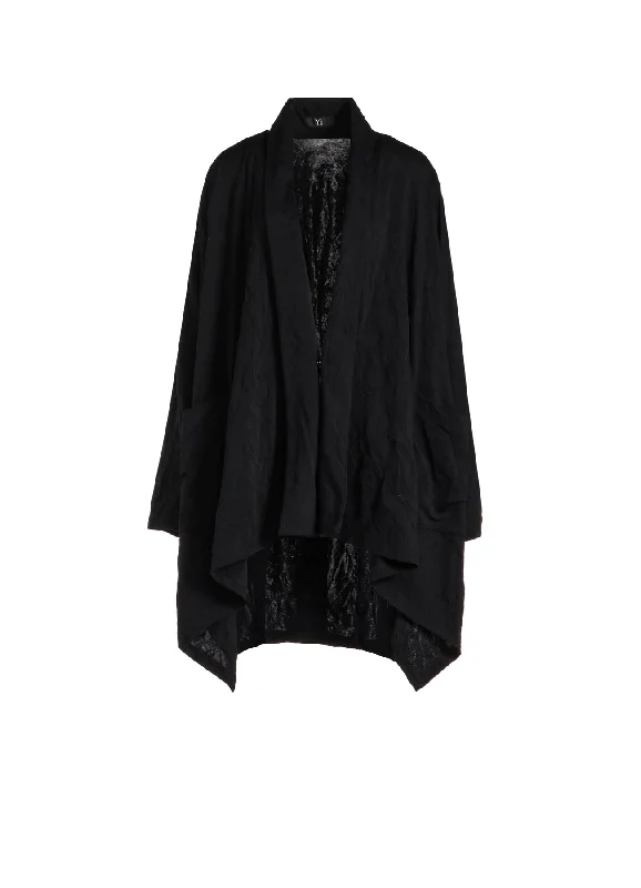 Year-End Sale 80/-C/Pe PONTE FRONT DRAPE CARDIGAN