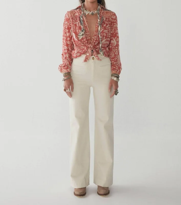 Quick Sale Ross Pants In Disco White