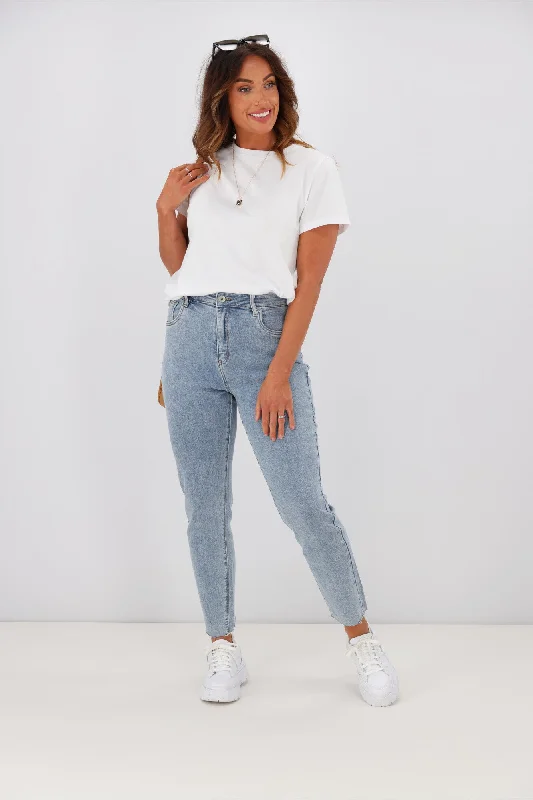 Crazy Savings Little White Lie Billy Boyfriend Jean Light Blue
