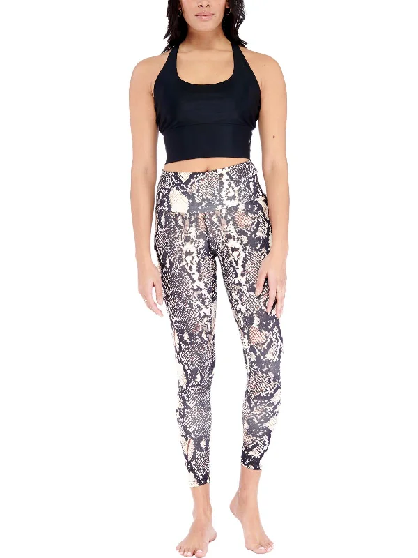 Extra Discounts Snake Printed Womens Fitness Yoga Athletic Leggings