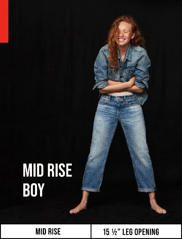 Price Blitz Lucky Brand Women's Mid Rise Boy Jean