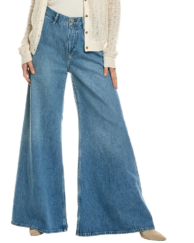 Shop the Weekend Away FRAME Denim The Extra Seraphina Wide Leg Jean