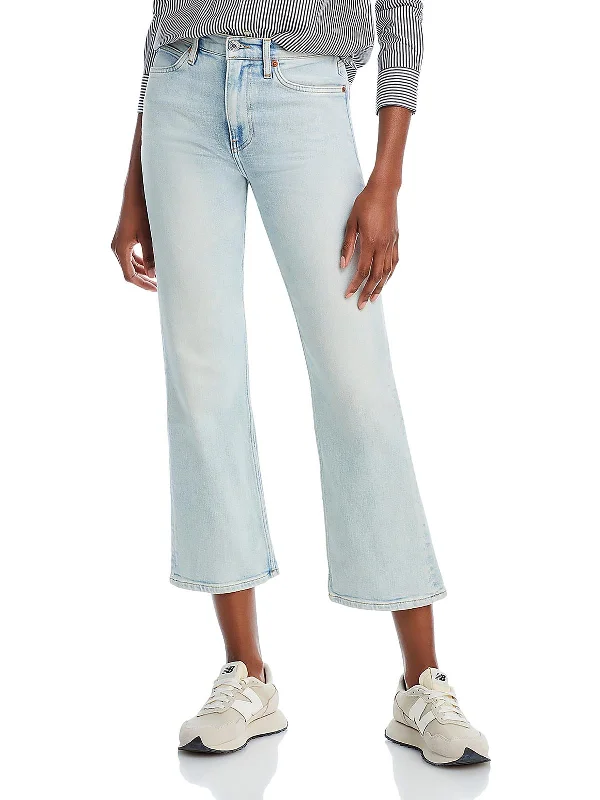Special Savings Womens High Rise Cropped Bootcut Jeans
