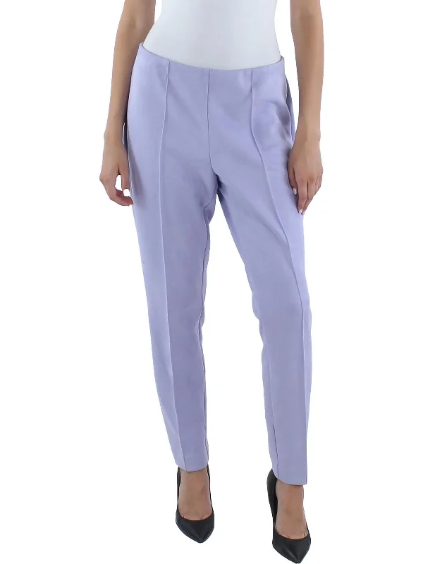 Weekend Specials to Love Womens Faux Suede Pintuck Ankle Pants