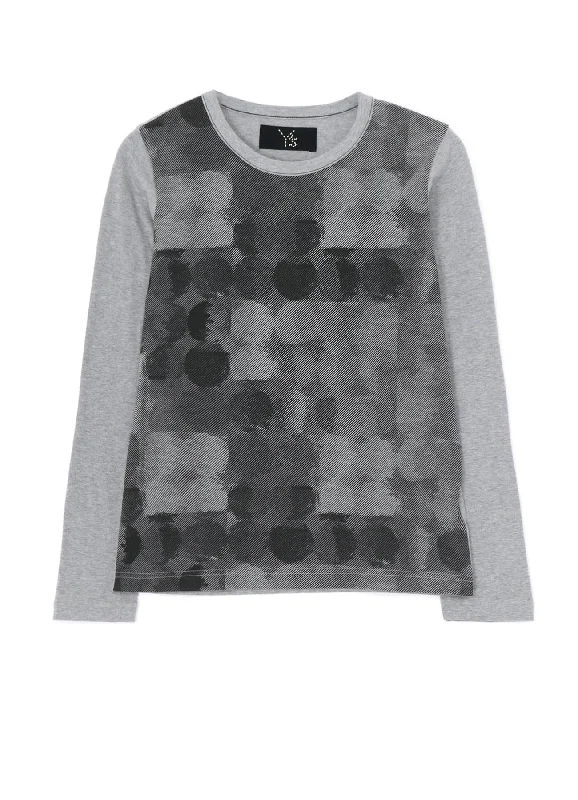 Exclusive Offers POLKA DOT PIGMENT PRINT LONG T