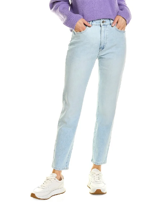 Weekend Offers That Please DL1961 Bella Light Jet Stream Straight Jean