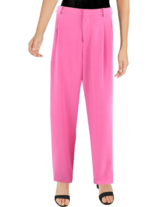 Daily Special Womens Pleated Wide Leg Trouser Pants