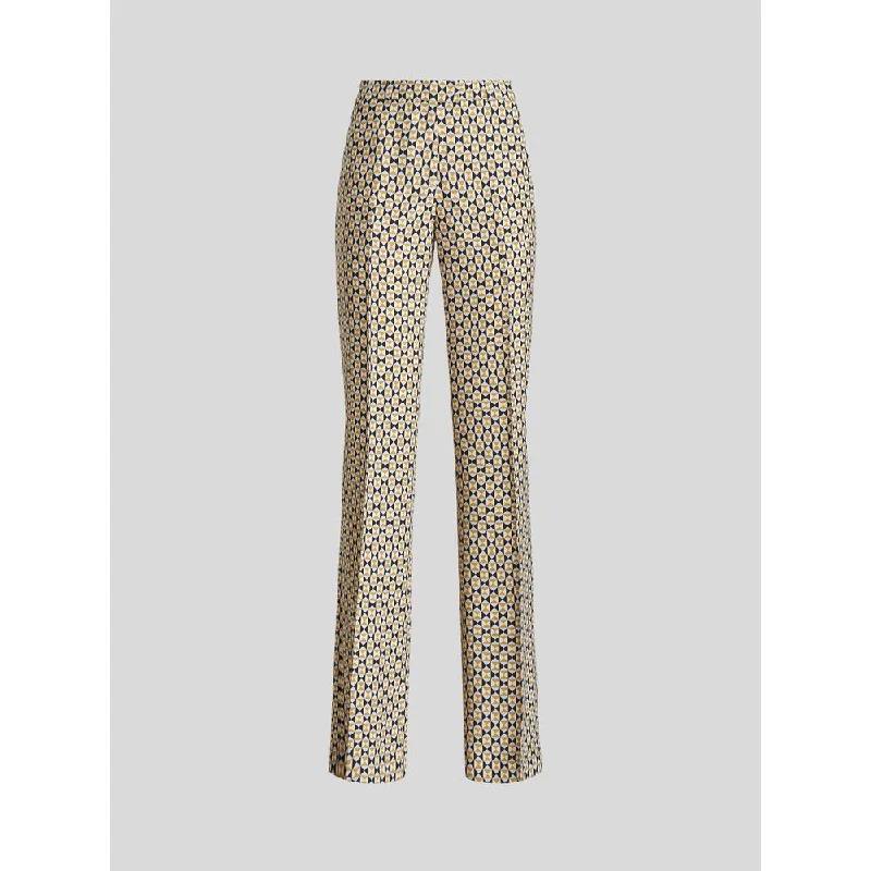 Anniversary Sale Tailored Trousers With Geometric Patterns