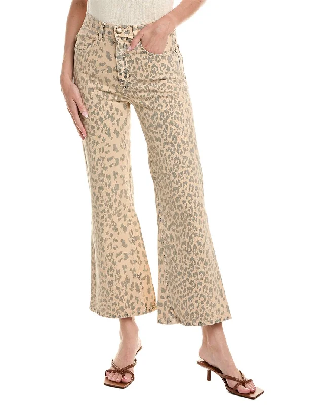 Members Only THE GREAT The Kick Bell Vintage Leopard Jean