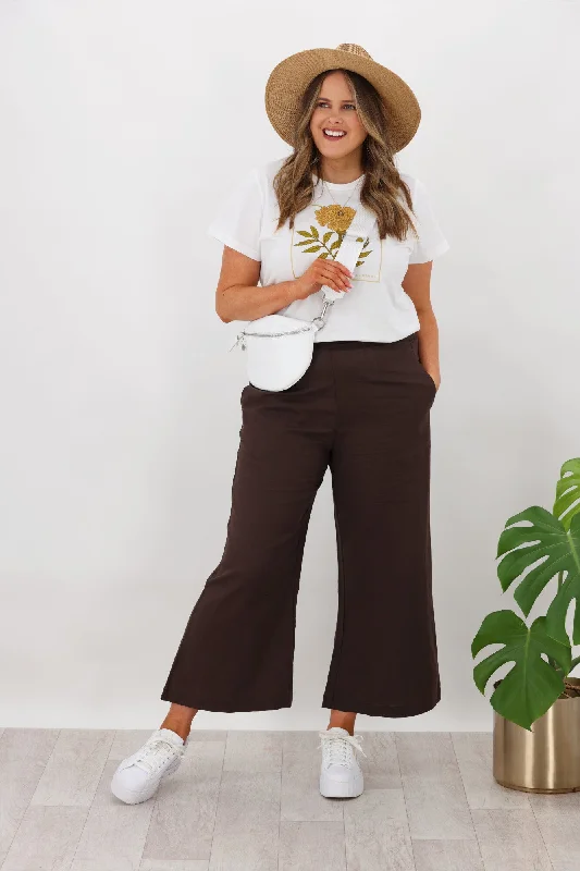Exclusive Access Valeria Label Homer Pant Chocolate