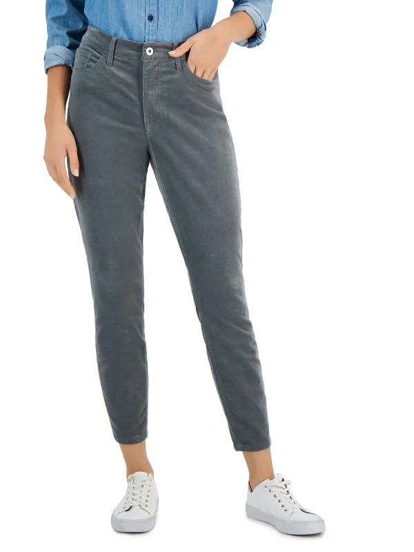 Weekend Bargains to Enjoy Tribeca Womens Corduroy Cropped Skinny Pants