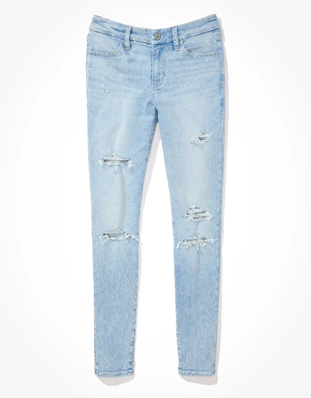 Super Savings AE Next Level Curvy High-Waisted Ripped Jegging