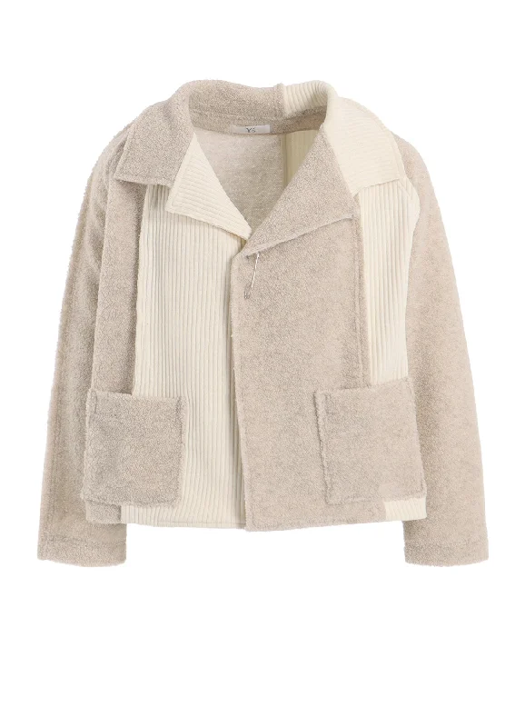 Shop Now WOOL BREND PILE COAT WITH PIN