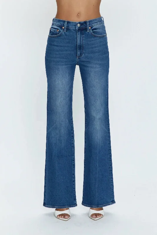 Final Clearance Haven High Rise Boot In Blue