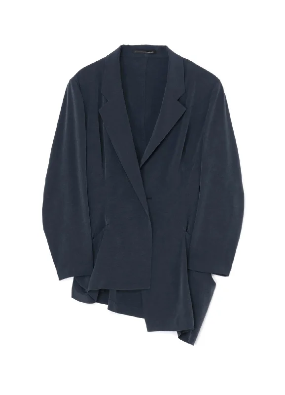 Weekend Offers That Sizzle CREPE de CHINE ASYMMETRIC JACKET