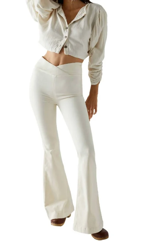 Super Savings Venice Beach High Rise Flare In Worn White