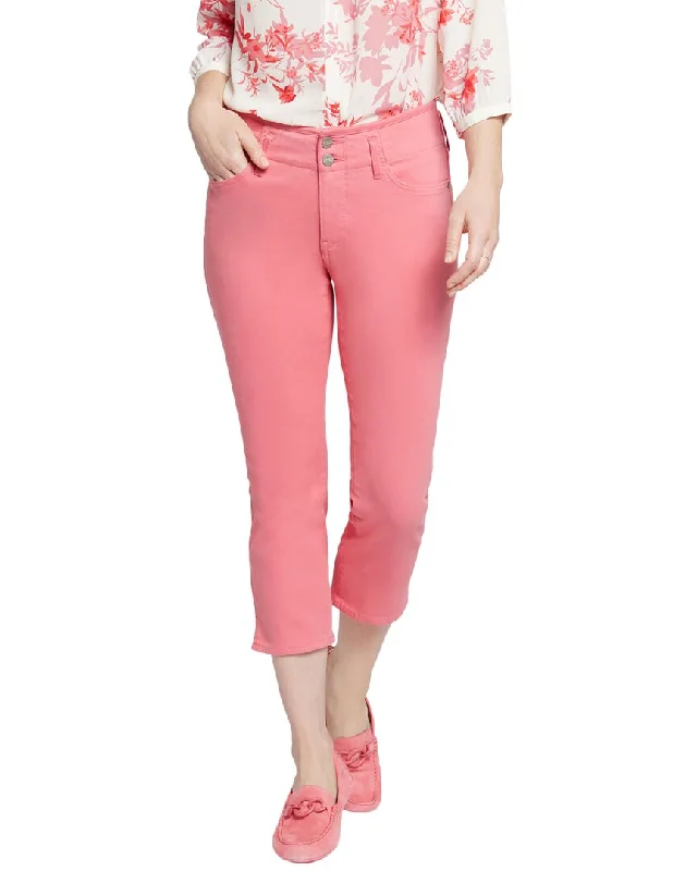 Weekend Deals That Excite NYDJ Chloe Hollywood Pink Punch Capri