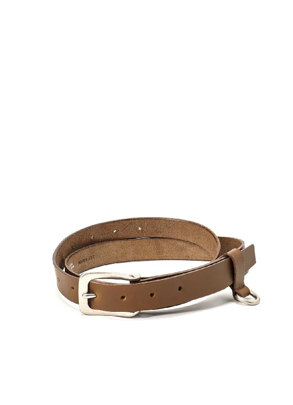 Instant Deal SEMI-GLOSS LEATHER 25MM BELT