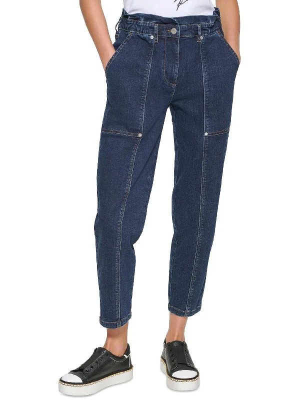 Markdowns Womens Straight Leg Denim Ankle Jeans
