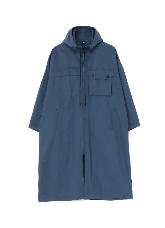 Huge Savings [Y's BORN PRODUCT] COTTON TWILL HOODED COAT