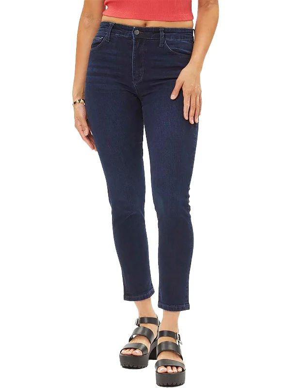 Weekend Discounts to Delight Womens Dark Wash Ankle Skinny Jeans