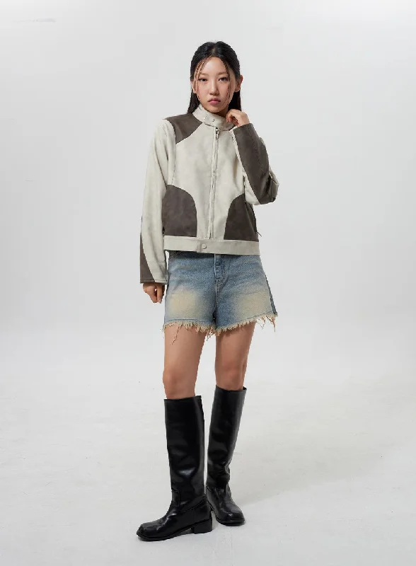 Overstock Sale Mid-Rise Ripped Jeans CY323